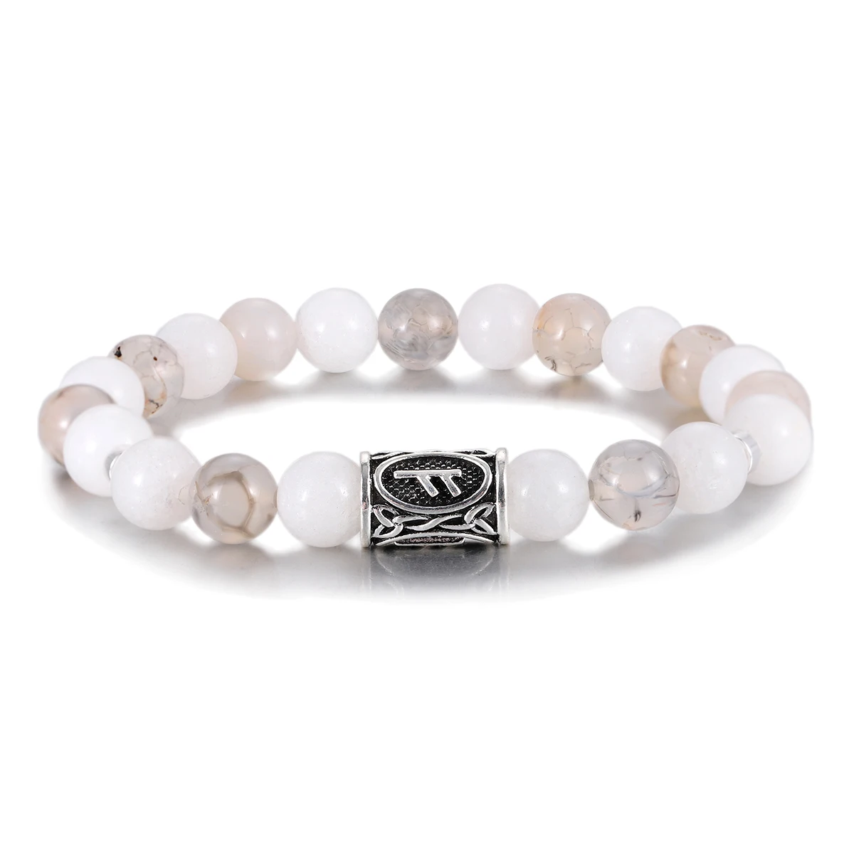 Men's Norse Viking Runes Natural Stone Bracelet — 8mm Lava Obsidian | 4.8/5 — 8,500+ Bought - Image 20