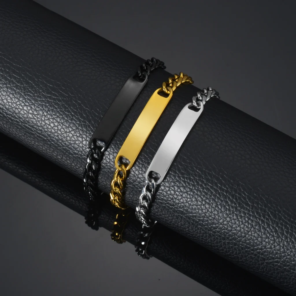 Men's Hip Hop Gold Stainless Steel Thick Hand Chain Bracelet | ⭐4.9/5 — 120+ Bought