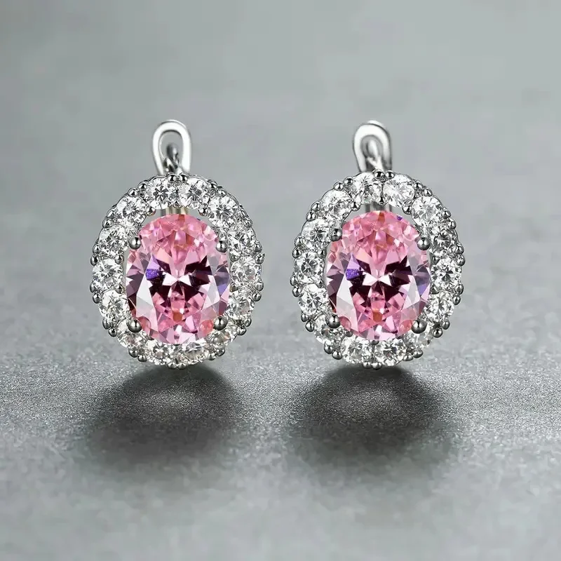 Women's Multi-Color Oval French Design Earrings — Exquisite 2026 Style | 4.8/5 — 8,500+ Bought