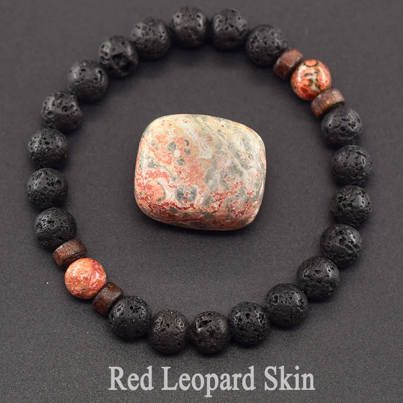 Men's Tiger Eye and Volcanic Stone Bracelet — Natural Yellow Black Beads | 4.8/5 — 8,500+ Bought - Image 24