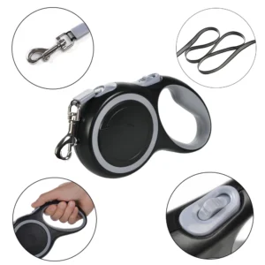Retractable Dog Leash 8M — Reflective Anti-Slip Handle for Small and Medium Dogs | 4.8/5 — 8,500+ Bought