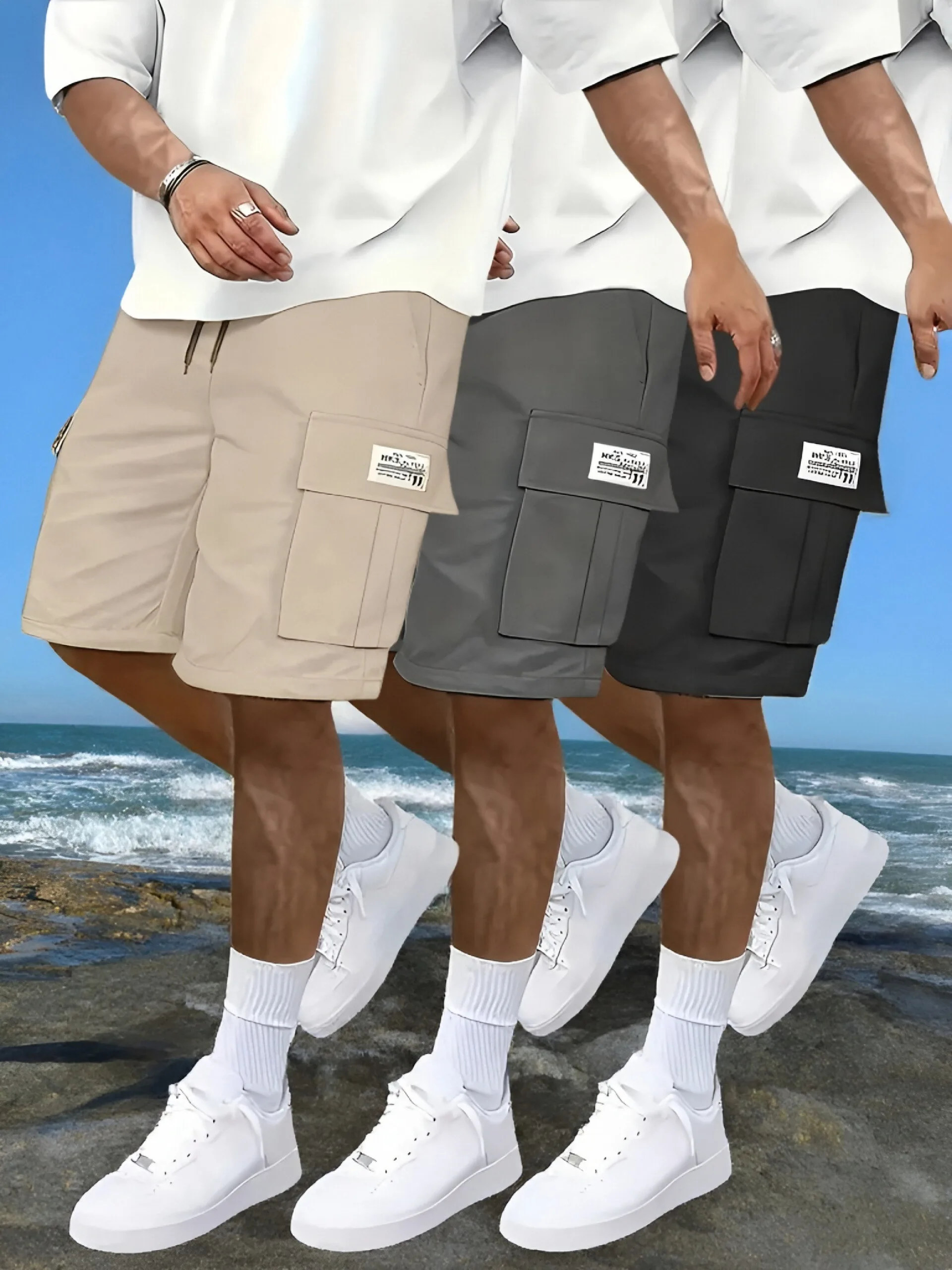 Men's Multi-Pocket Work Shorts — Summer Outdoor Casual Comfort | 5.0/5 — 10,000+