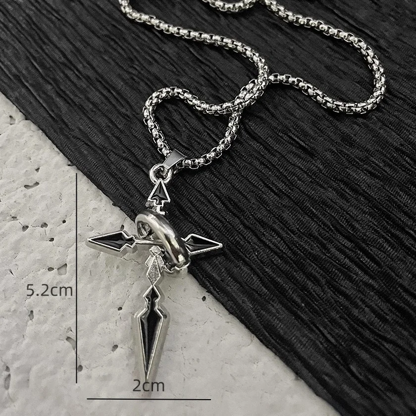 Men's Gold/Silver Cross Pendant Necklace — Stainless Steel Chain | 4.9/5 — 9,200+ Bought - Image 4
