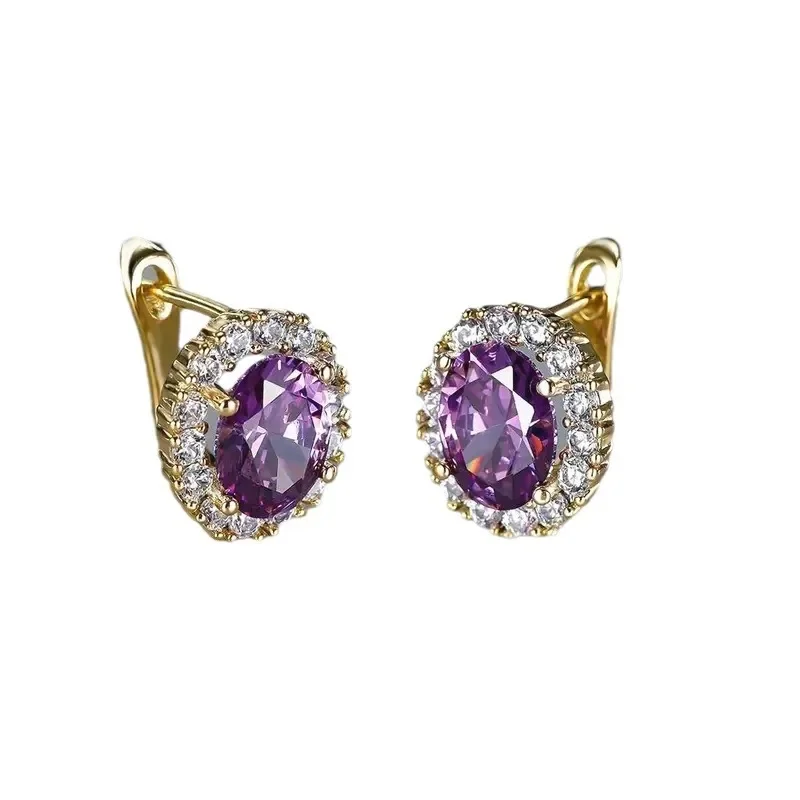 Women's Multi-Color Oval French Design Earrings — Exquisite 2026 Style | 4.8/5 — 8,500+ Bought - Image 5