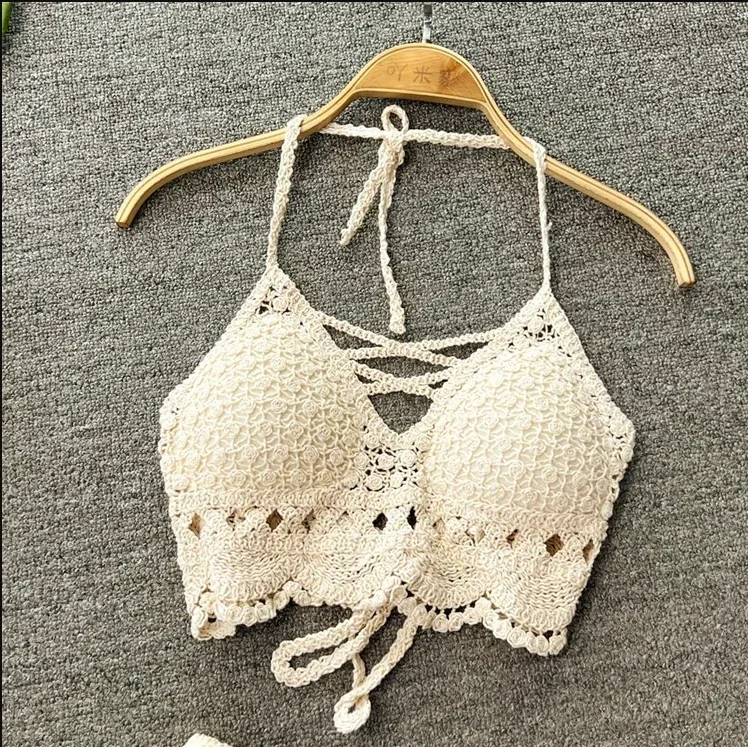 Women's Retro Crop Top — Hollow Tassel Spaghetti Strap Sexy Cami | 4.8/5 — 9,500+ Bought - Image 10