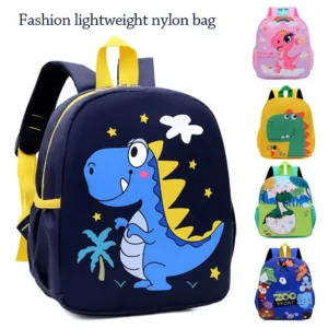 Children's Dinosaur Shoulder Backpack — Cute Kindergarten School Bag | 4.9/5 — 9,200+ Bought