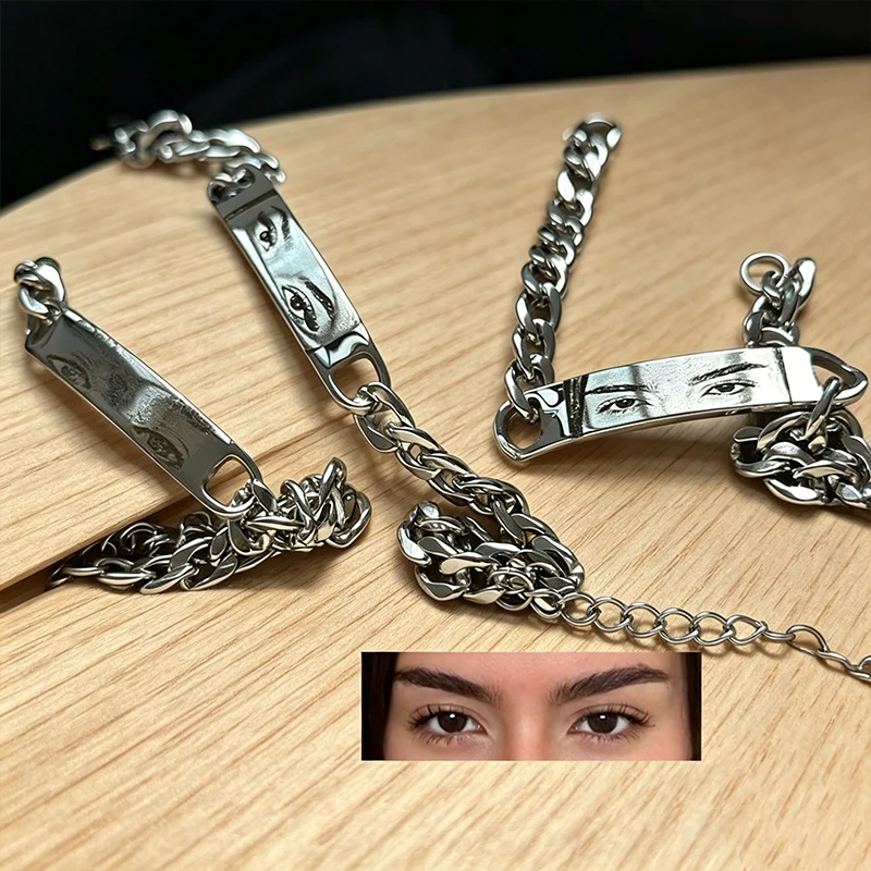 Men's Personalized Laser Engraved Couple Bracelet — Custom Photo | 4.9/5 — 7,800+ Bought - Image 4