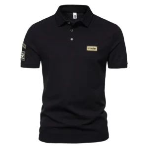Men's Breathable Embroidered Polo Shirt — Short Sleeve Summer Tee | 4.9/5 — 9,200+ Bought