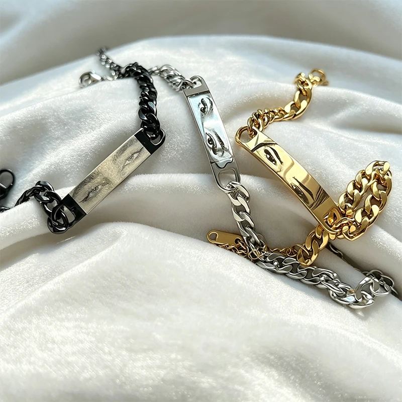 Men's Personalized Laser Engraved Couple Bracelet — Custom Photo | 4.9/5 — 7,800+ Bought - Image 6