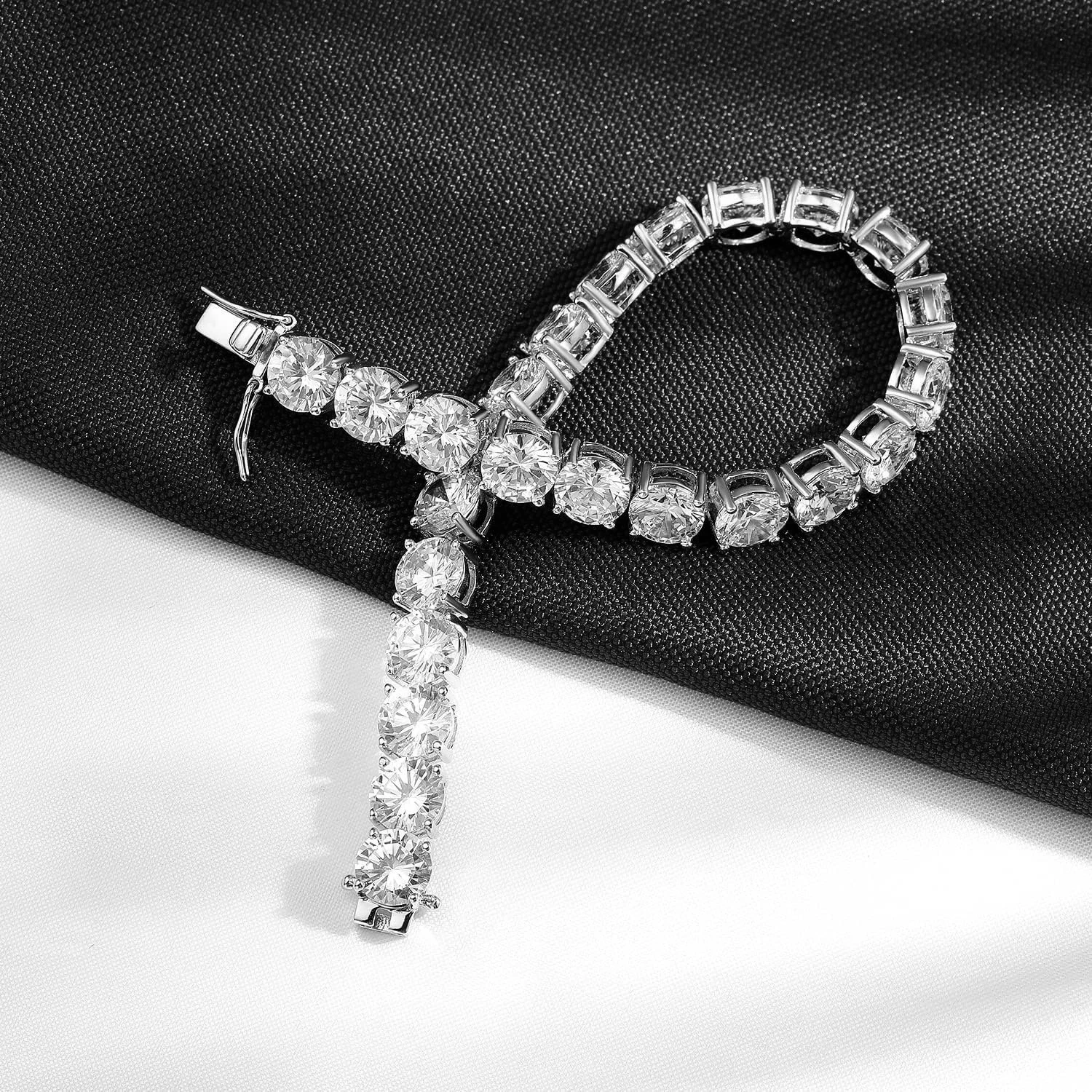 Women's Moissanite Diamond Tennis Bracelet — Luxury 925 Sterling Silver | 5.0/5 — 8,900+ Bought - Image 3