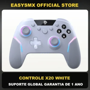 EasySMX X20 Controle PC Controlador Sem Fio Gamepad Aprimorado Controle Compatível com PC/NS/TV/Telefone/Laptop, Salão Micro Gat