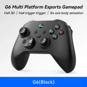 Controle de jogo móvel sem fio G6 com gatilho Hall e joystick Hall, compatível com Switch/PC/Android/iOS