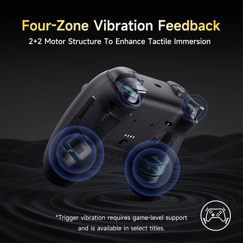 Controle Base de carregamento EasySMX X05Pro para PC/Switch/Celular, botão silencioso, bateria de 1000mAh, joystick Hall, RGB, design ergonômico - Image 3