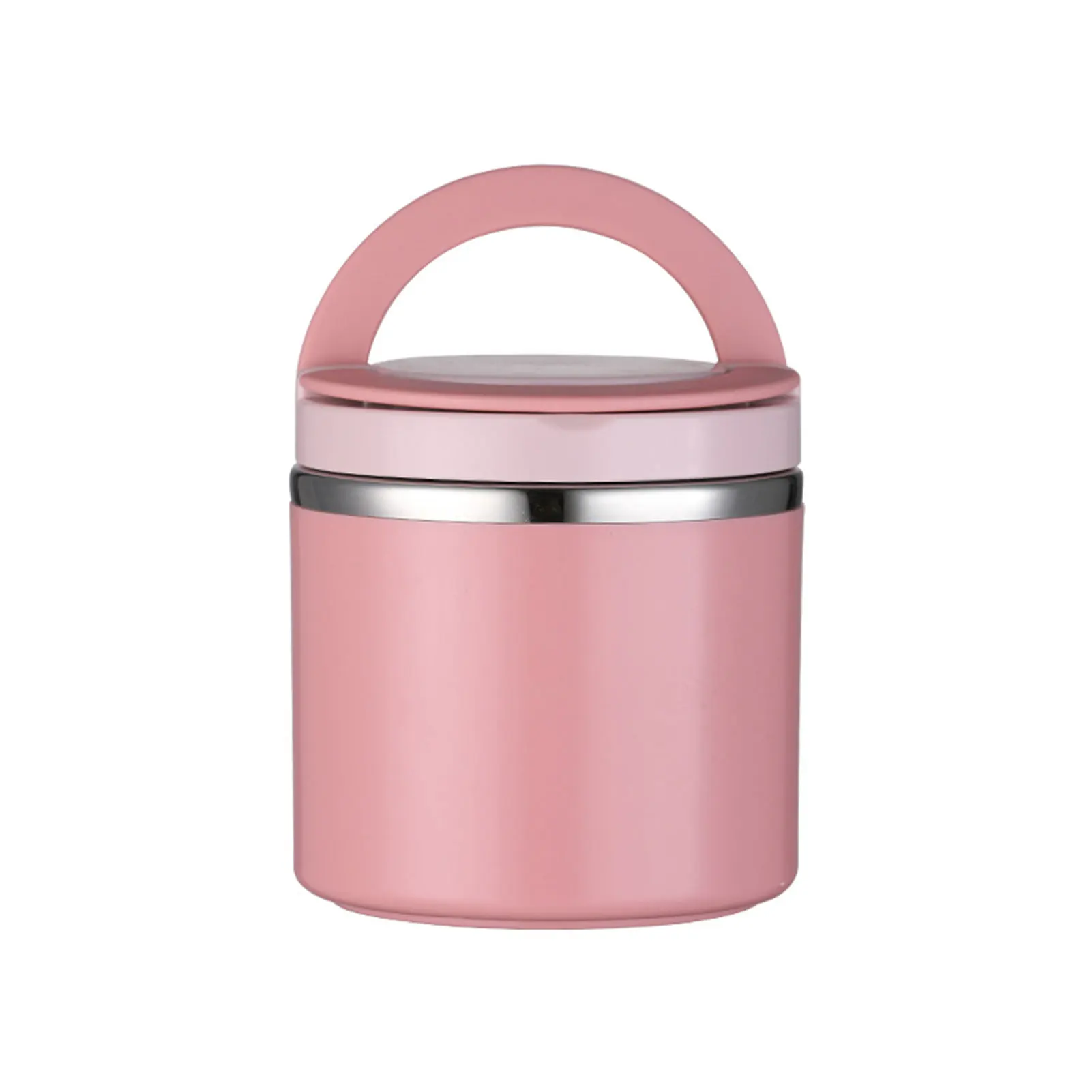 630ml Lunch Box Food Containers Stainless Steel Large Capacity Snack pink Box Container for Outing Camping Traveling - Image 6