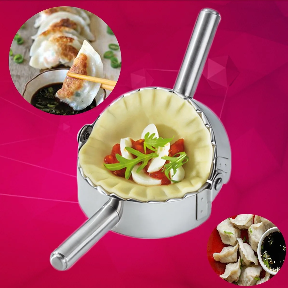 B-T melhores utensílios de aço inoxidável empanada ravioli molde bolinho fabricante pastelaria cortador massa acessórios cozinha - Image 6