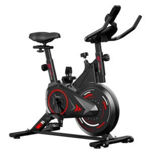 Exercise Bike Resistance Stationary Bicycle Low Noise, Heavy 6KG Flywheel and LCD Monitor 120kg for Home Indoor Bike