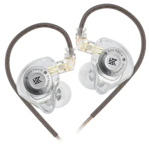Kz edx pro x unidade dinâmica fone de ouvido alta fidelidade baixo earbud esporte música cancelando fones 2pin cabo kz zstx zsn pro x edc eda zvx