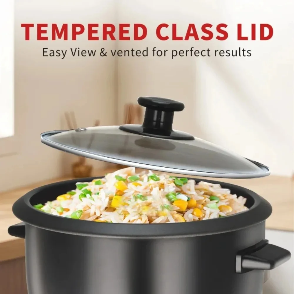 1.8L Multifunctional Mini Rice Cooker 3 Cups Family Capacity Stainless Steel Chassis Heating Household Electric Rice Cooker with - Image 4