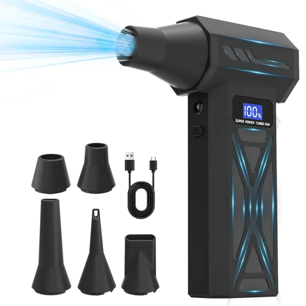 P70 110,000 RPM Turbo Air Fan — 4-Speed Adjustable Portable Cooling Fan | ⭐5.0/5 — 150+ Bought