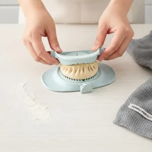 Molde Manual de Palha de Trigo para Dumplings, Acessório de Cozinha Livre de BPA, Suporte para Cozinhar Dumplings Caseiros, Suprimentos para Festas