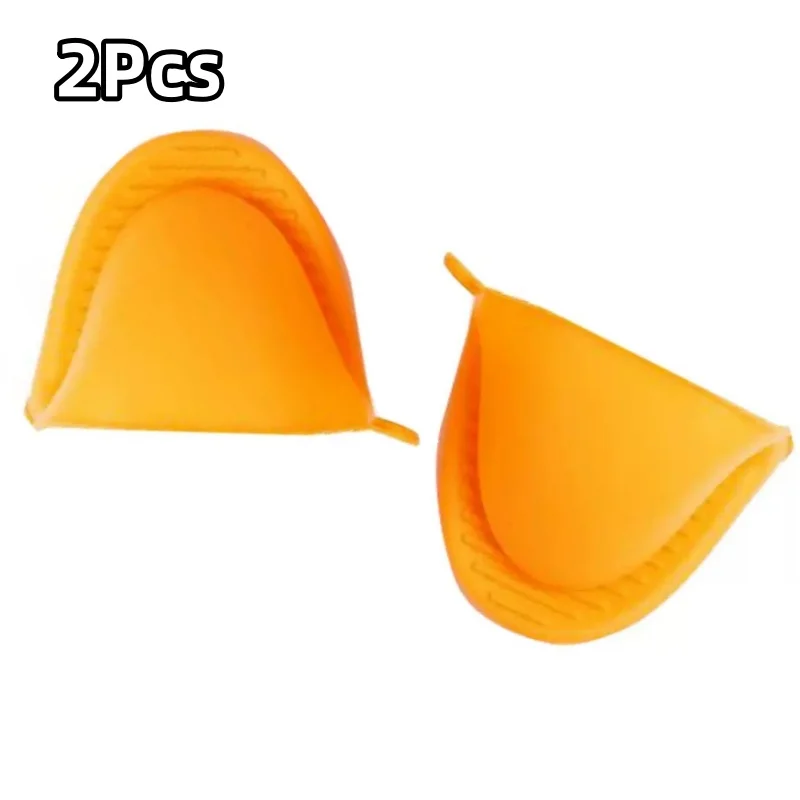 Silicone Pot Holder Gloves — 2Pcs Non-Slip Heat Resistant Kitchen Mitts | ⭐4.7/5 — 30,000+ Sold - Image 9