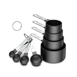 8PCS Measuring Cups & Spoons Set — Stainless Steel Handle Kitchen Baking Tools | ⭐4.7/5 — 200+ Sold