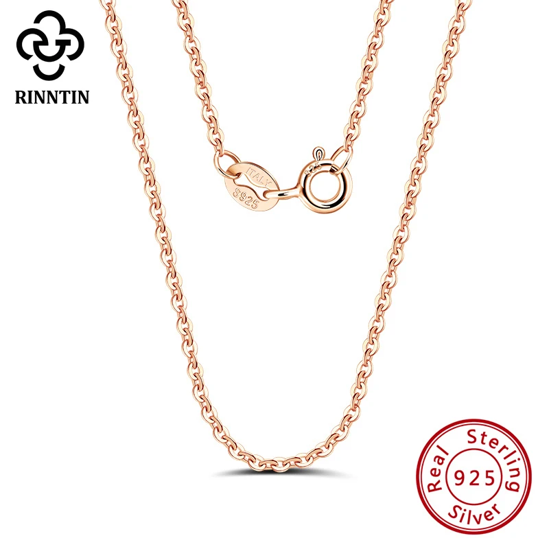 Women's Rose Gold 925 Sterling Silver Cable Link Chain Bracelet — Fashion Jewelry | 5.0/5 — 10,000+ Bought - Image 2