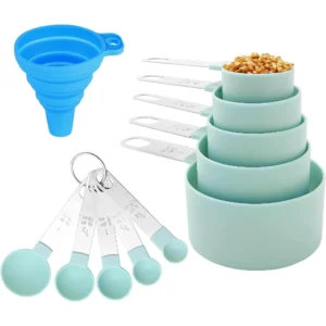 Stackable Stainless Steel Measuring Cups & Spoons 10-Piece Set — Kitchen Essentials | ⭐4.8/5 — 40,000+ Sold