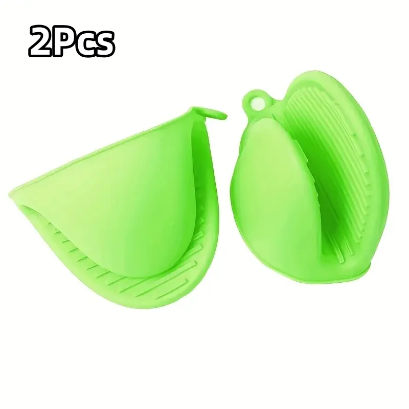 Silicone Pot Holder Gloves — 2Pcs Non-Slip Heat Resistant Kitchen Mitts | ⭐4.7/5 — 30,000+ Sold - Image 8
