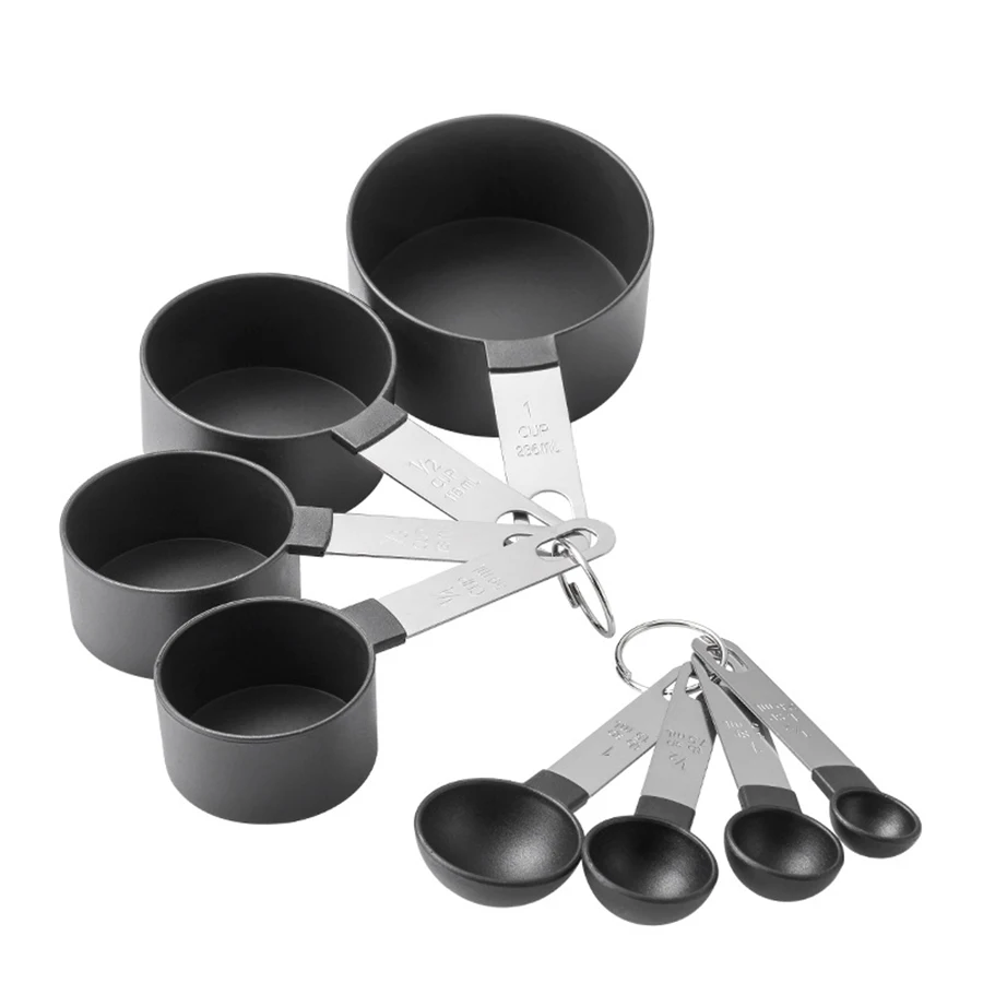 8PCS Measuring Cups & Spoons Set — Stainless Steel Handle Kitchen Baking Tools | ⭐4.7/5 — 200+ Sold - Image 8